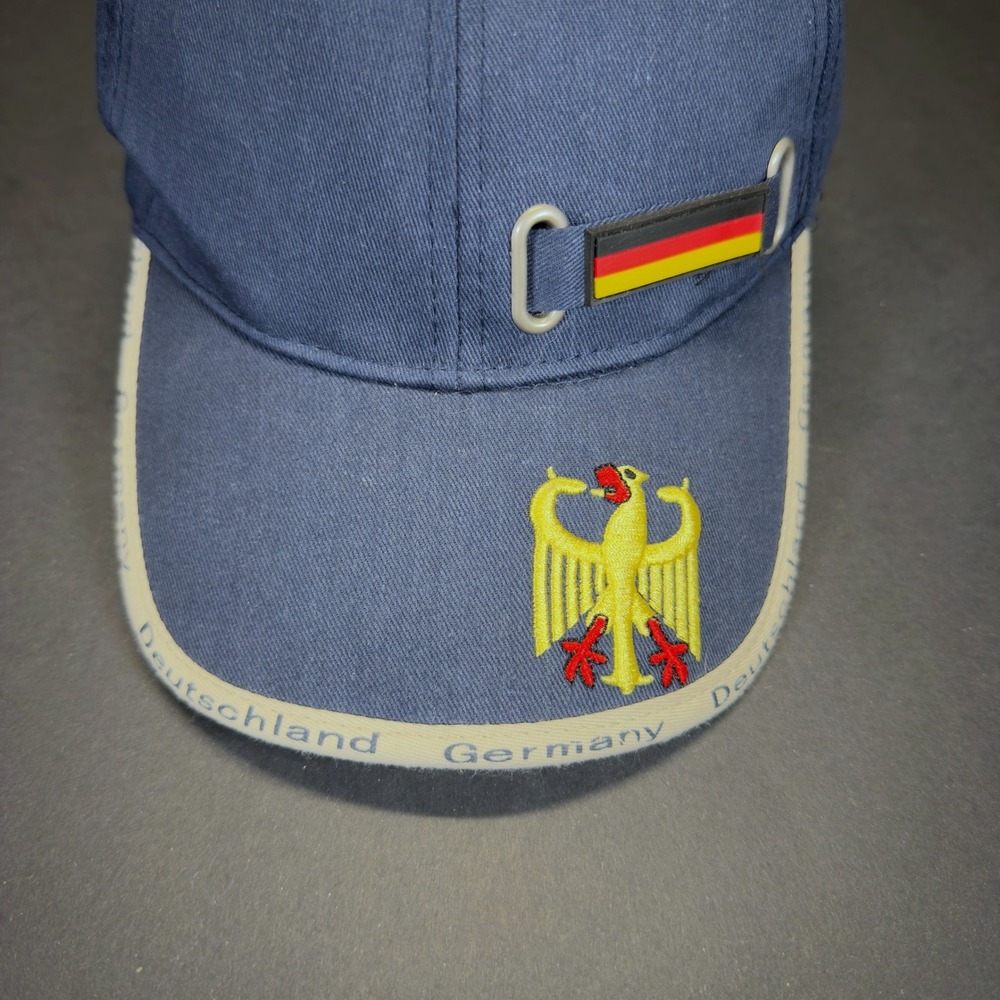 Germany Deutschland Eagle Flag Hat Creation Gross 58cm Cotton Strapback Cap - Picture 2 of 6